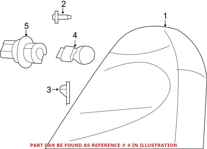 BMW VW Light Bulb 7B0945101